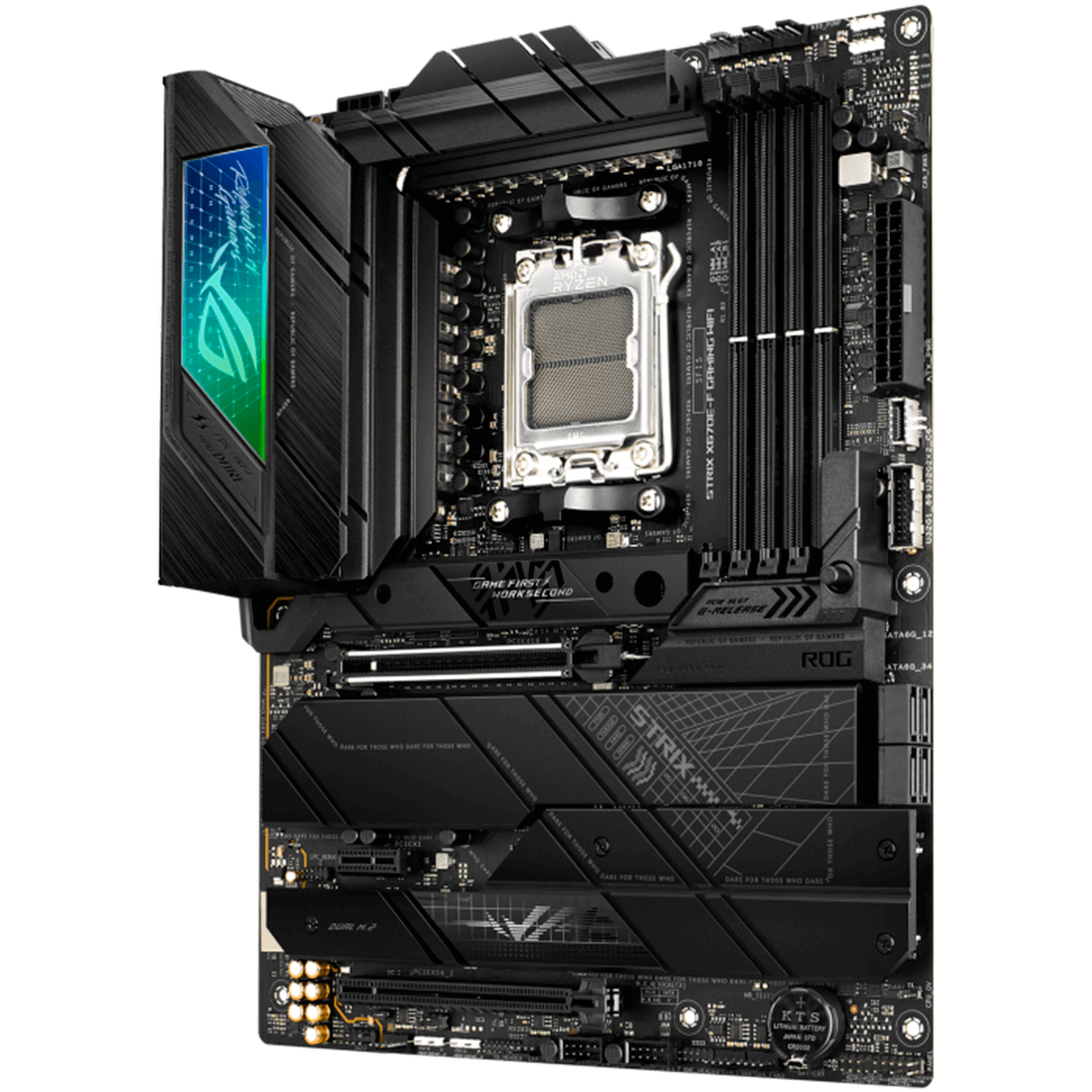 Placa Mãe Asus ROG STRIX X670E-F Gaming WIFI, AMD AM5, ATX, DDR5, 90MB1BA0-M0EAY0