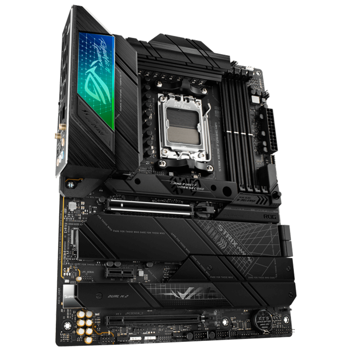 Placa Mãe Asus ROG STRIX X670E-F Gaming WIFI, AMD AM5, ATX, DDR5, 90MB1BA0-M0EAY0