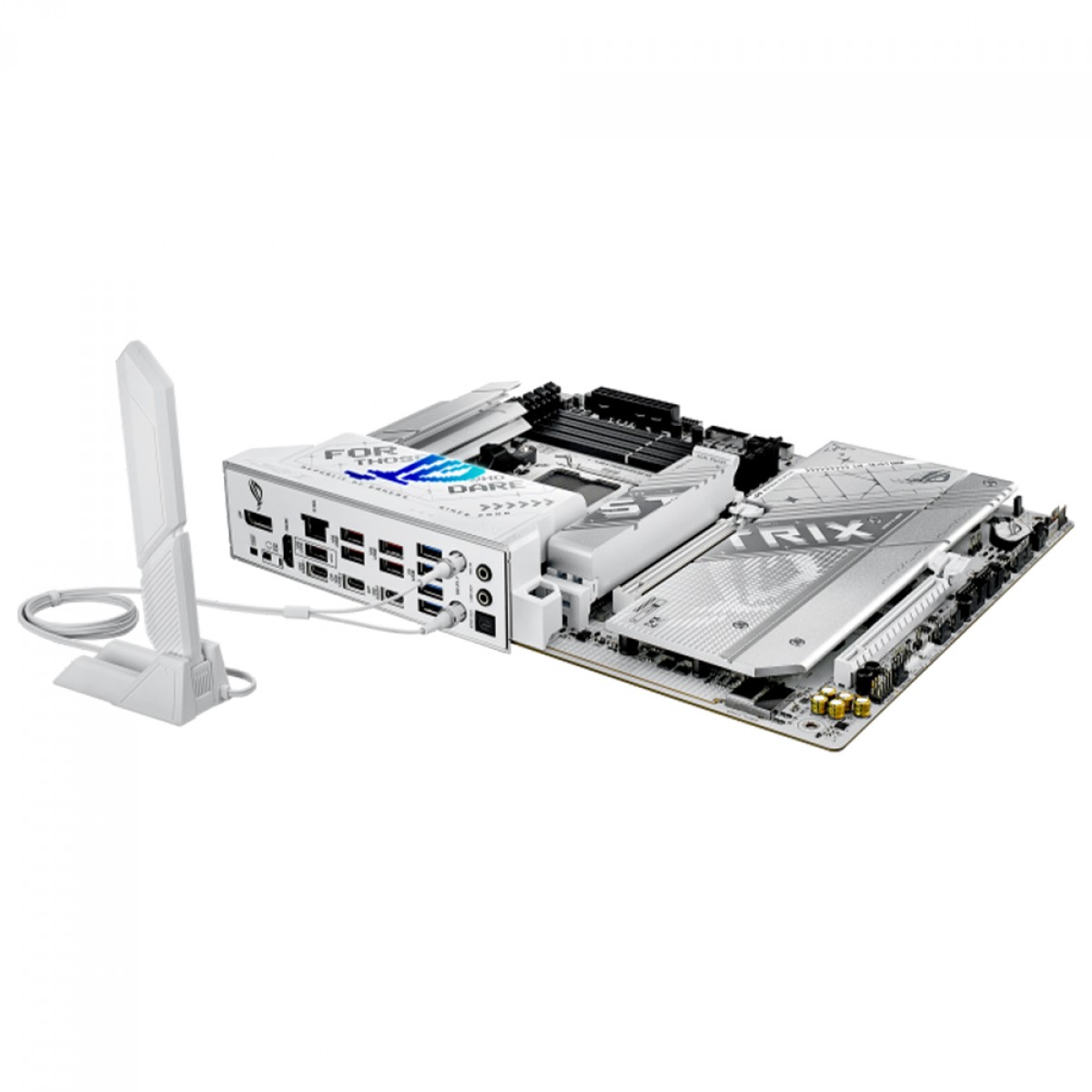 Placa Mãe Asus ROG Strix X870-A Gaming WiFi, Chipset X870, AMD AM5, ATX, DDR5, White, 90MB1IF0-M0EAY0