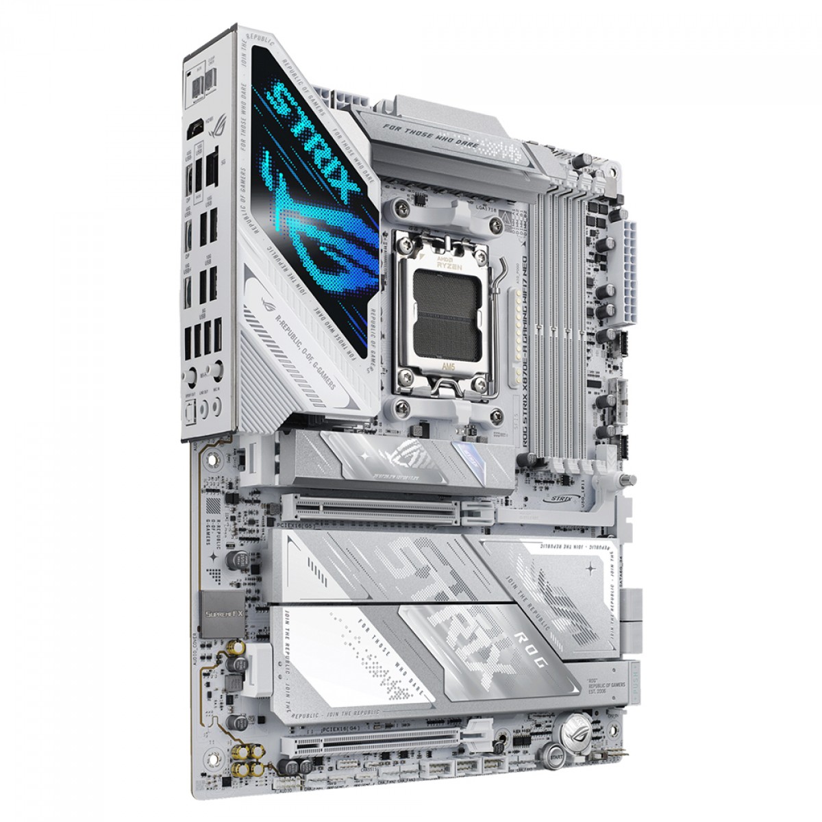 Placa Mãe Asus ROG Strix X870E-A Gaming WIFI7 NEO, Chipset B850, AMD AM5, ATX, DDR5