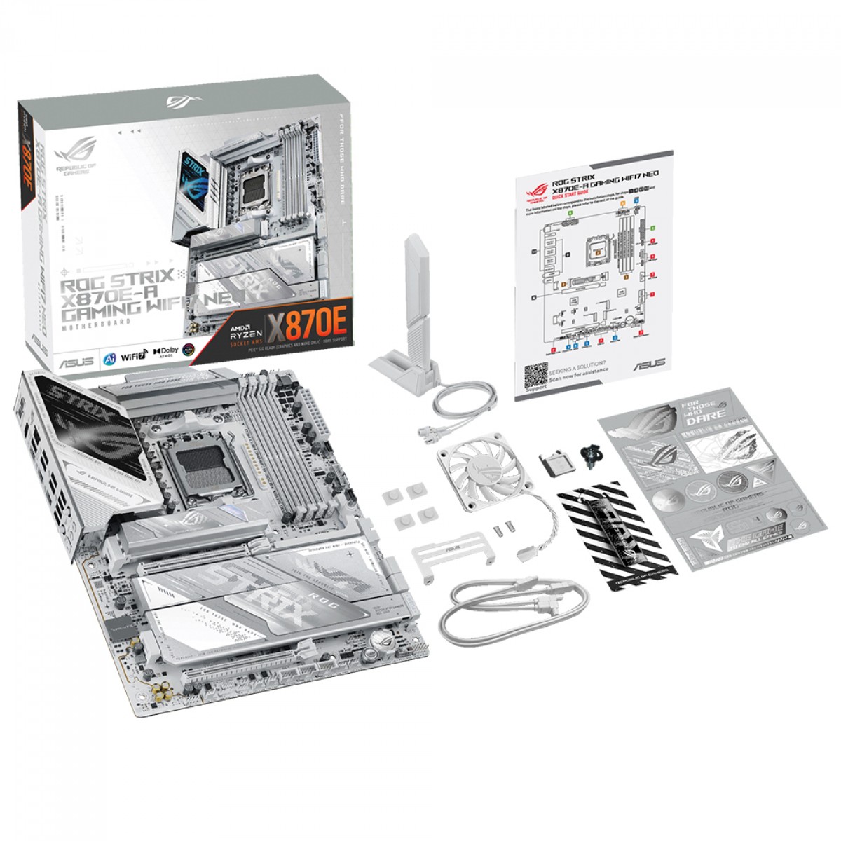 Placa Mãe Asus ROG Strix X870E-A Gaming WIFI7 NEO, Chipset B850, AMD AM5, ATX, DDR5