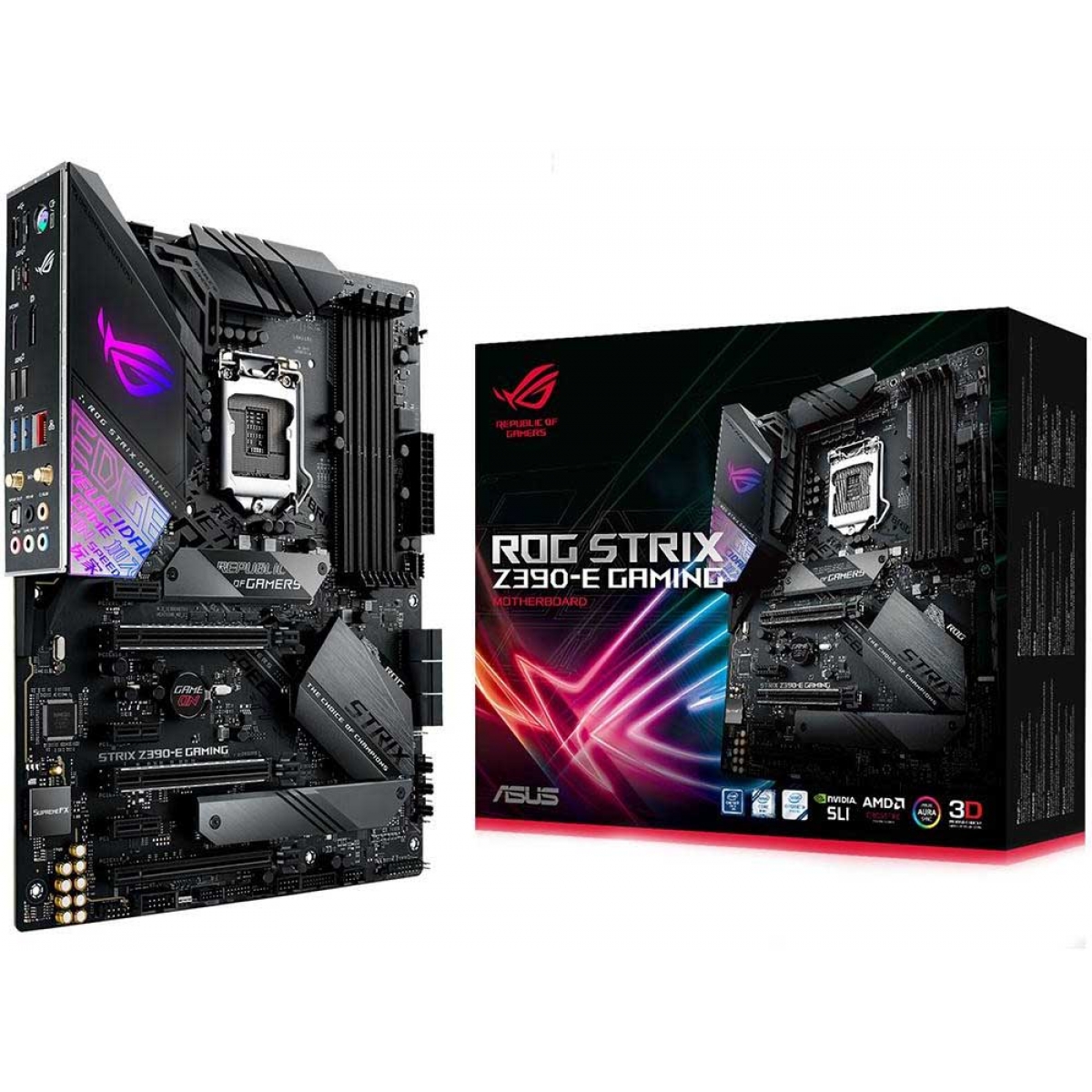 Placa Mãe Asus Rog Strix Z390-E Gaming, Chipset Z390, Intel LGA 1151, ATX, DDR4