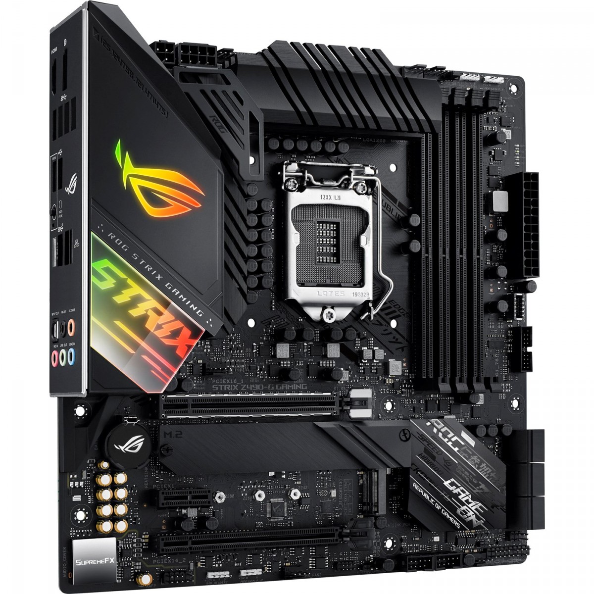 Placa Mãe Asus RRog Strix Z490G Gaming, Chipset Z490, Intel LGA 1200