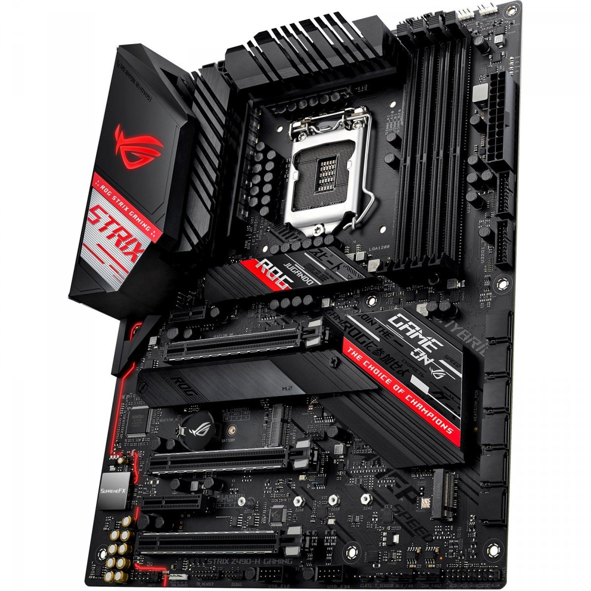 Placa Mãe Asus Rog Strix Z490-H Gaming, Chipset Z490, Intel LGA 1200, ATX, DDR4