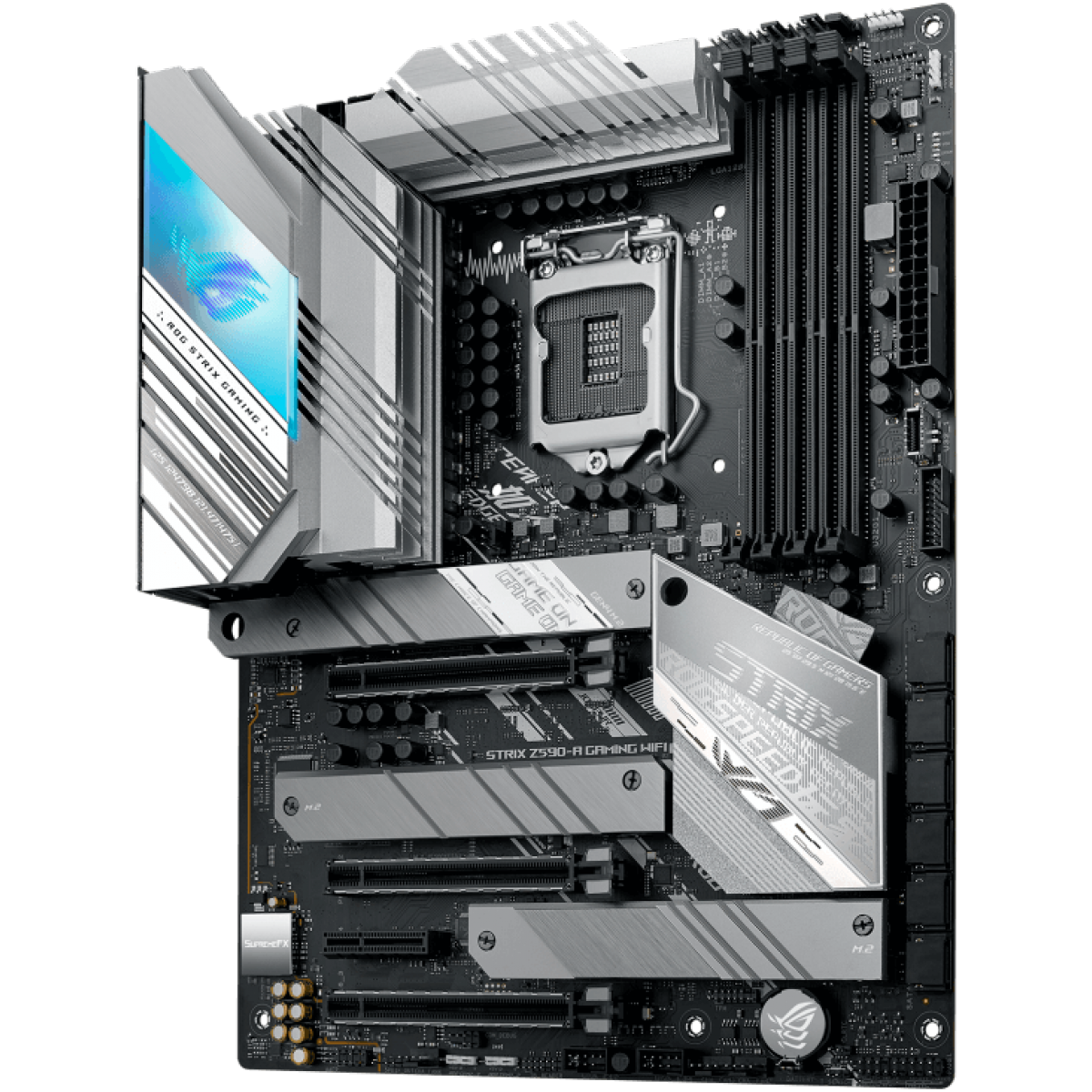 Placa Mãe Asus ROG STRIX Z590-A GAMING WIFI, Chipset Z590, Intel LGA 1200, ATX, DDR4, 90MB1660-M0EAY0