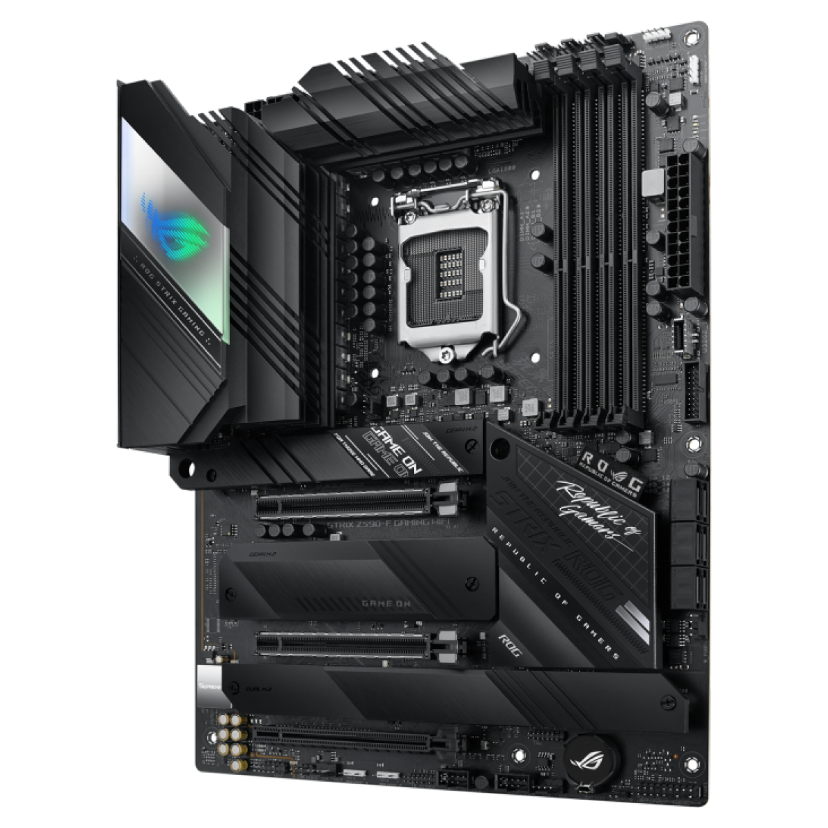 Placa Mãe Asus ROG STRIX Z590-F Gaming WIFI, Chipset Z590, Intel LGA 1200, ATX, DDR4, 90MB1630-M0EAY0