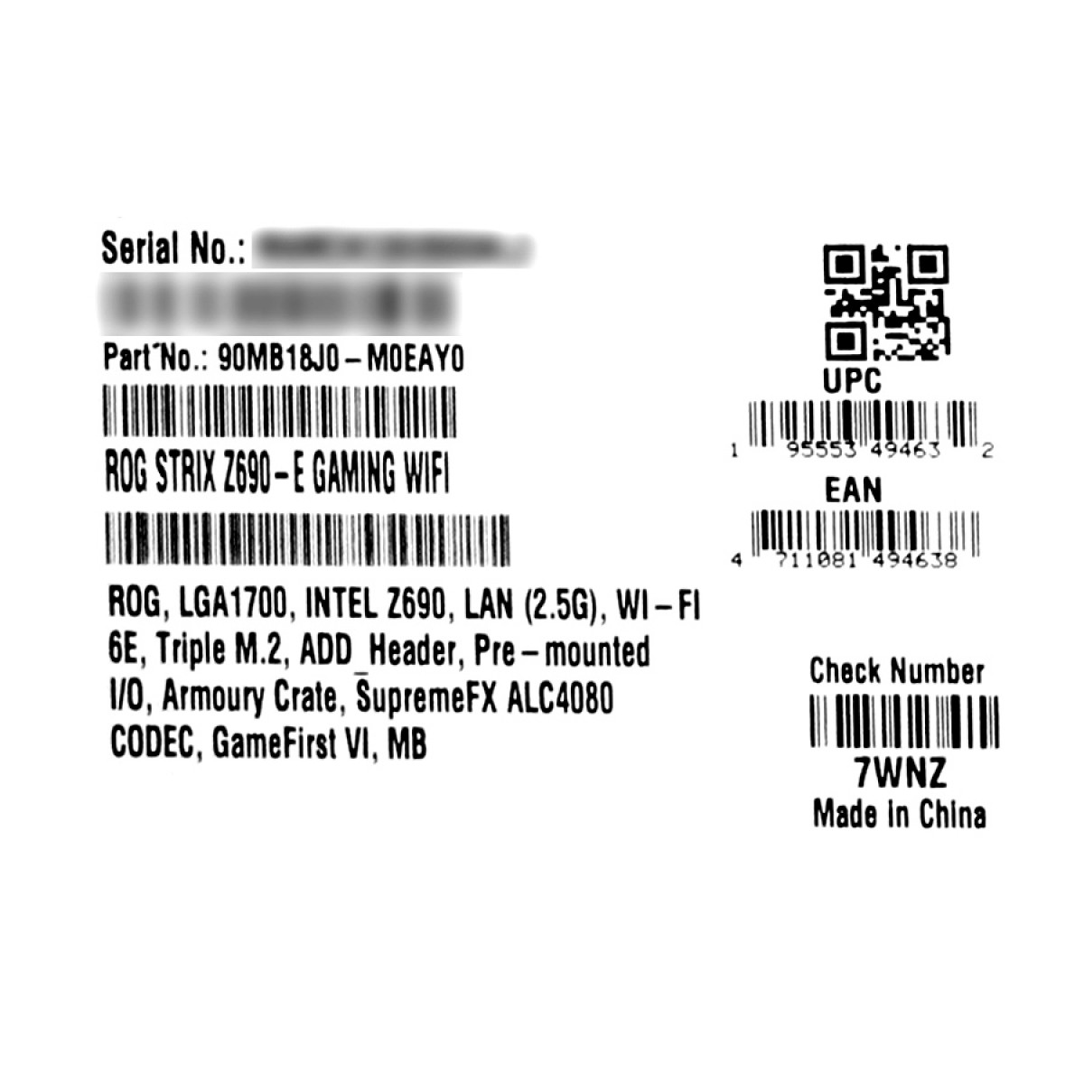 Placa Mãe Asus ROG Strix Z690-E Gaming WiFi, Chipset Z690, Intel LGA 1700, ATX, DDR5, 90MB18J0-M0EAY0