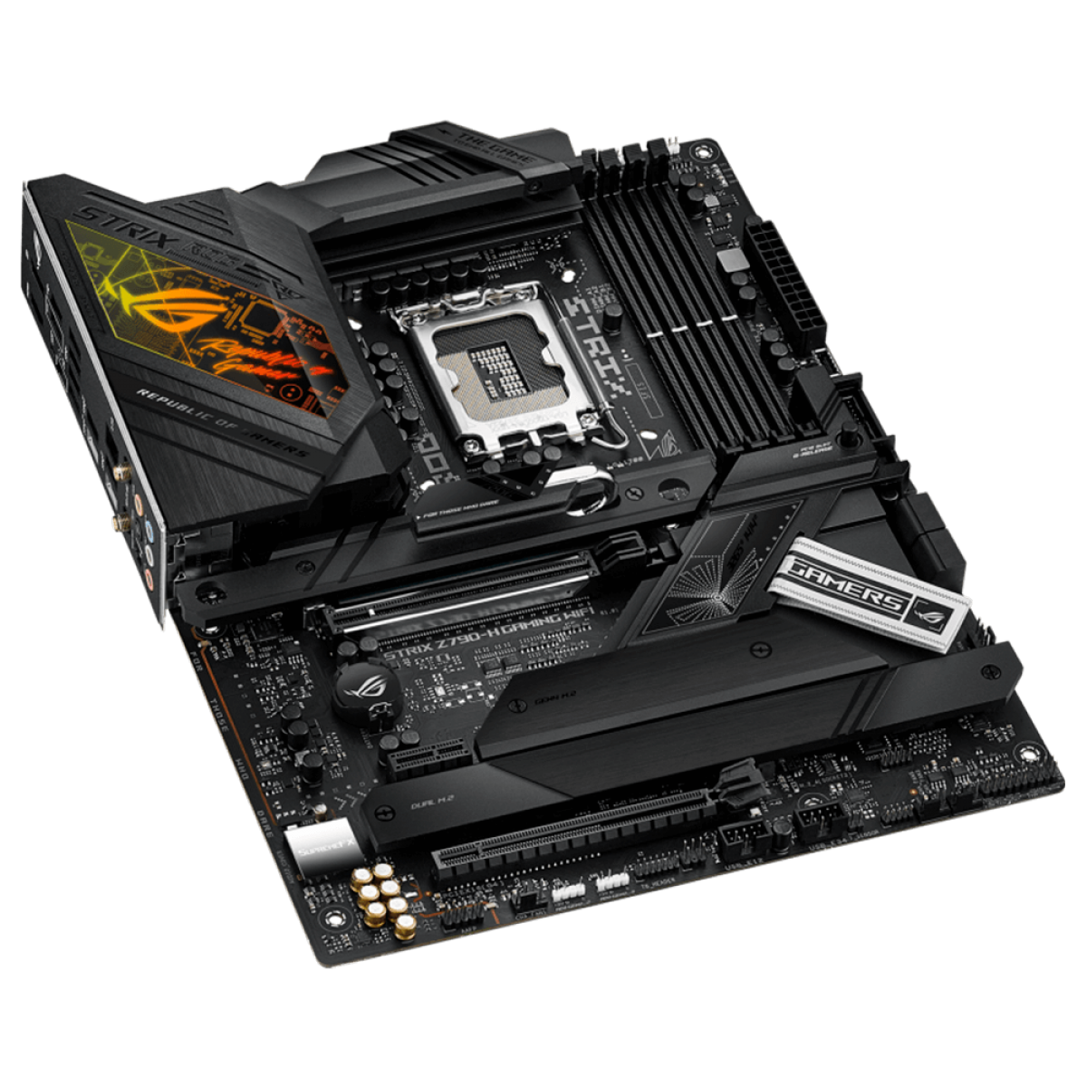 Placa Mãe Asus Rog Strix Z790-H Gaming WIFI, Intel LGA 1700, ATX, DDR5, 90MB1E10-M1EAY0