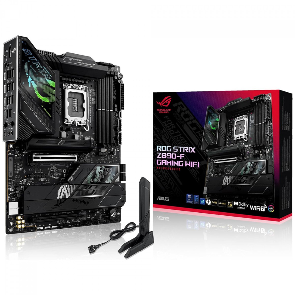 ASUS ROG STRIX Z890-F GAMING WIFI マザーボード Placa-Mãe ASUS ROG Strix Z890-F Gaming WiFi DDR5 | Terabyte