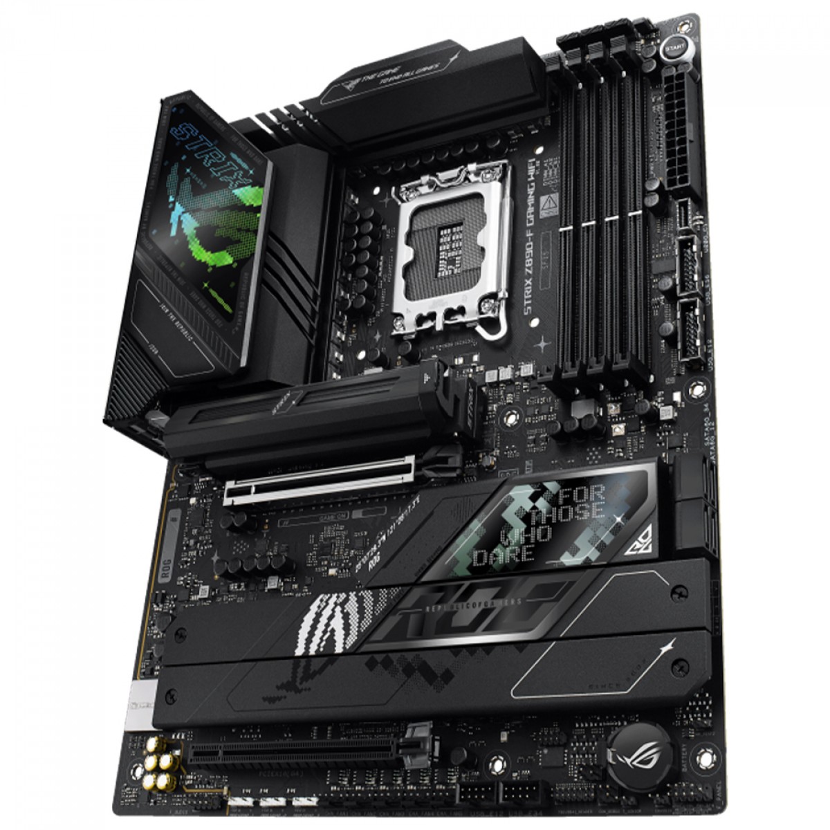 Placa Mãe Asus Rog Strix Z890-F Gaming WiFi, Chipset Z890, Intel LGA 1851, ATX, DDR5