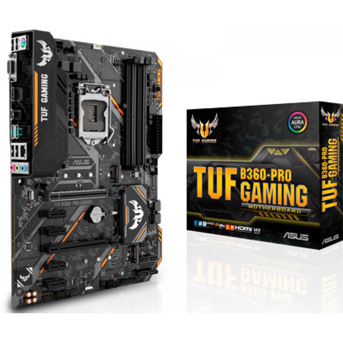 Placa Mãe Asus TUF B360-PRO Gaming, Chipset B360, Intel LGA 1151, ATX, DDR4