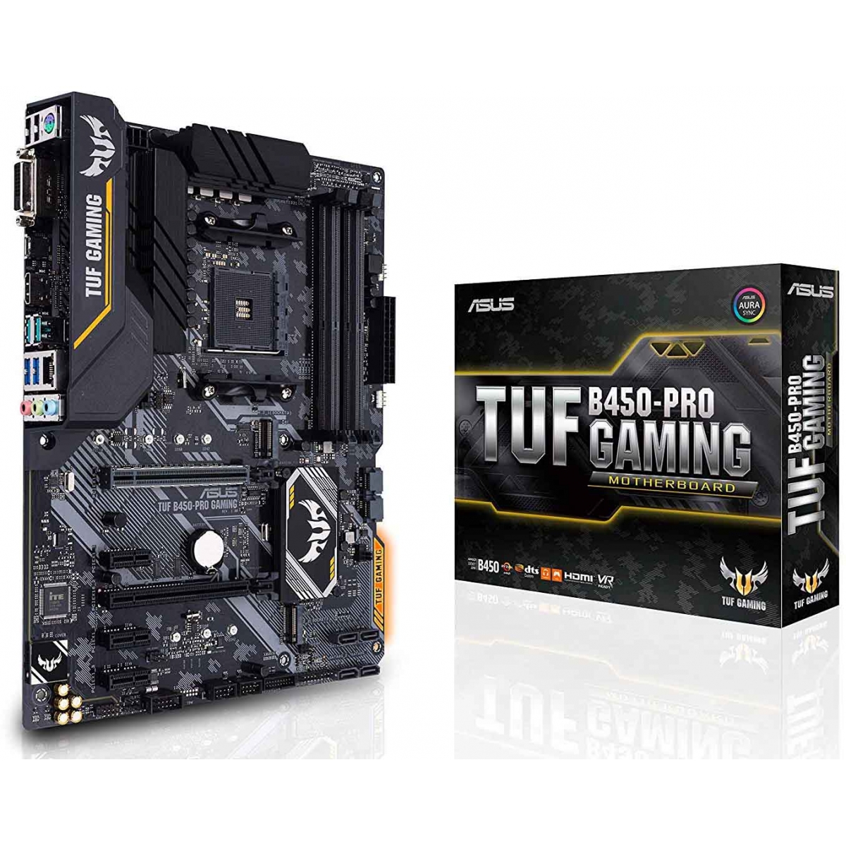 Placa Mãe Asus TUF B450-PRO GAMING, Chipset B450, AMD AM4, ATX, DDR4