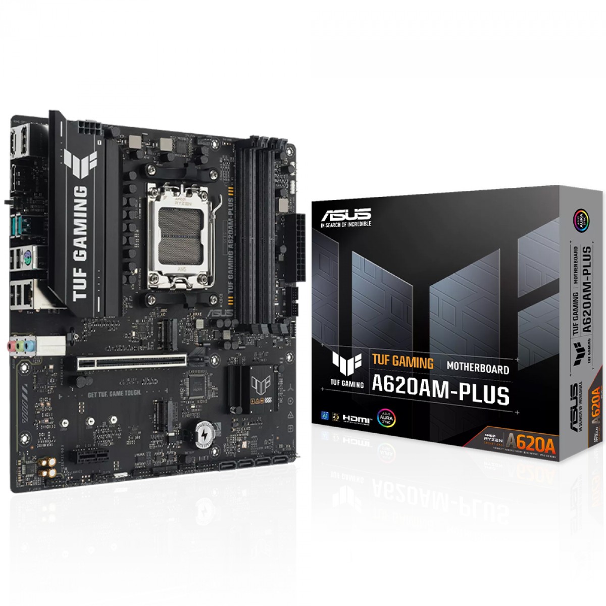 Placa Mãe Asus TUF Gaming A620AM-PLUS, Chipset A620, AMD AM5, mATX, DDR5