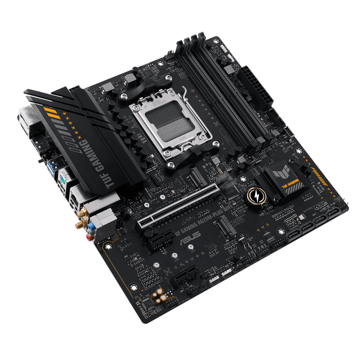 Placa Mãe Asus TUF Gaming A620M-PLUS WIFI, Chipset A620, AMD AM5, m-ATX, DDR5, 90MB1F00-M0EAY0