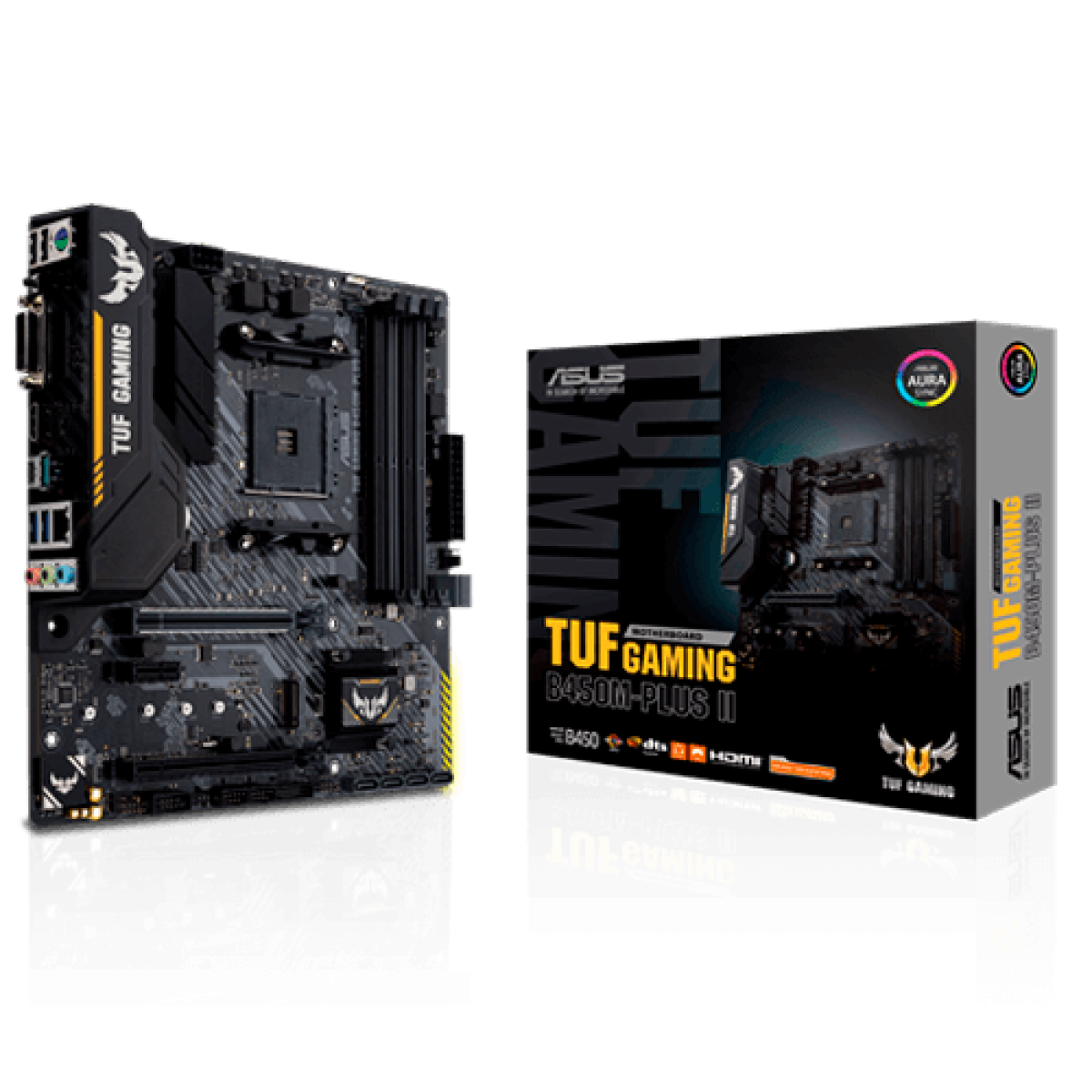 Placa Mãe Asus TUF GAMING B450M-PLUS II, Chipset B450, AMD AM4, mATX, DDR4, 90MB1620-M0EAY0