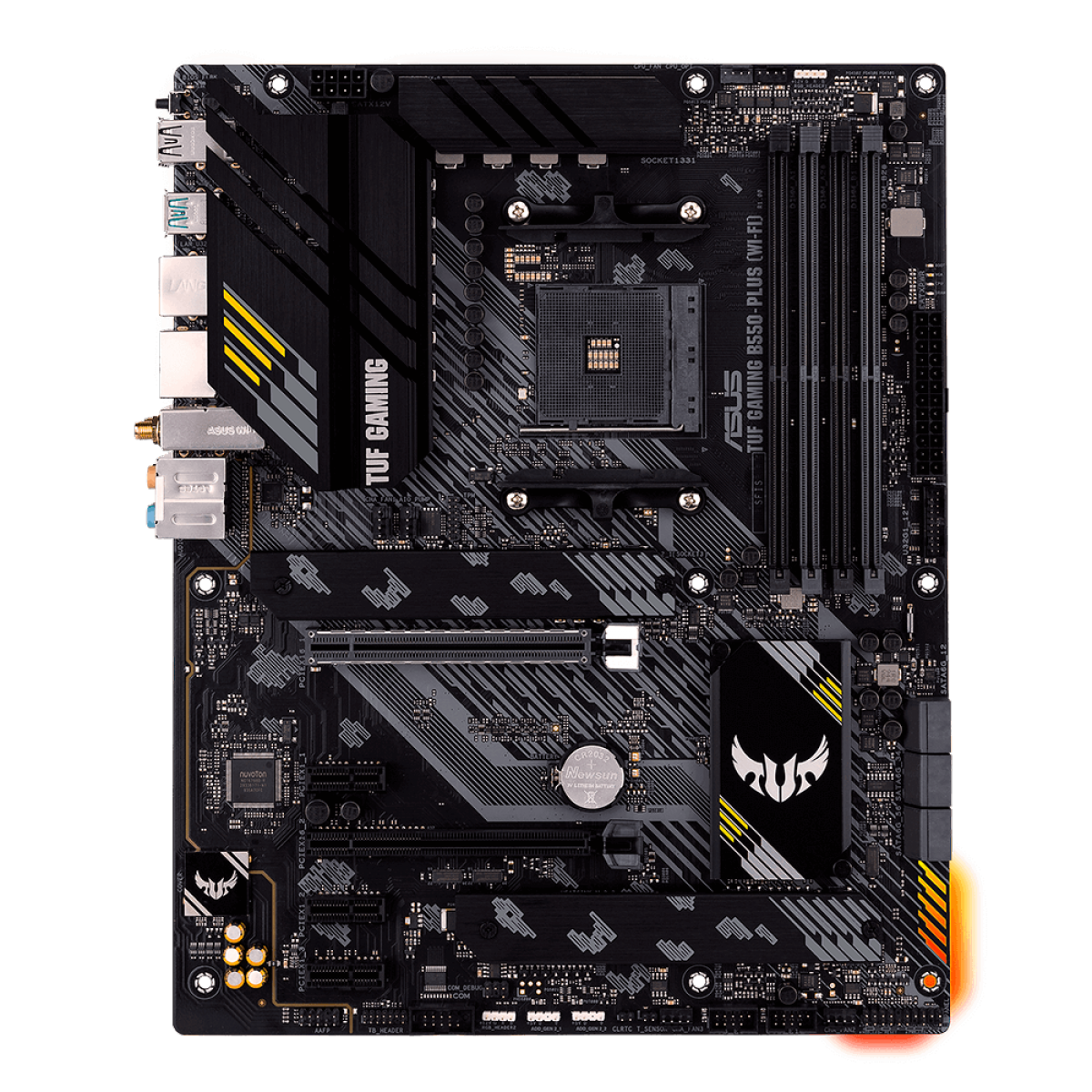 Placa Mãe Asus TUF Gaming B550-Plus WI-FI, Chipset B550, AMD AM4, ATX, DDR4, 90MB15D0-M0EAY0