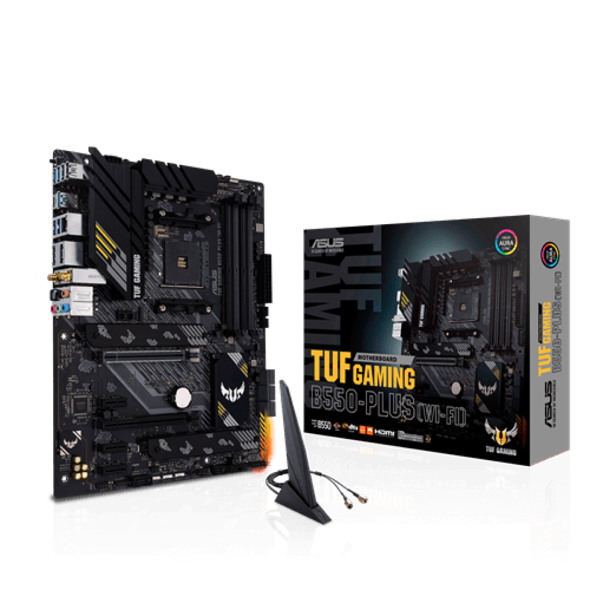 Placa Mãe Asus TUF Gaming B550-Plus WI-FI, Chipset B550, AMD AM4, ATX, DDR4, 90MB15D0-M0EAY0