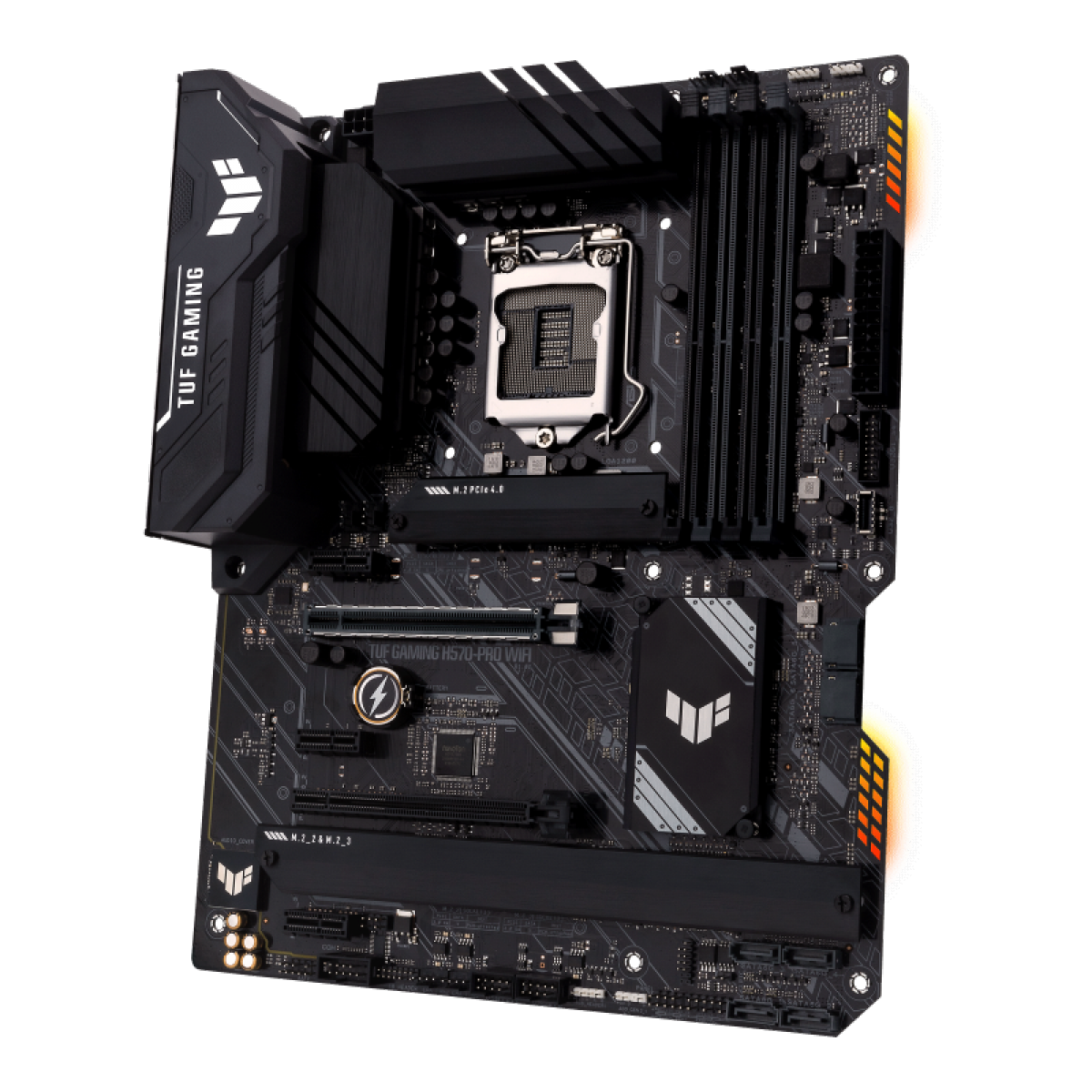 Placa Mãe Asus TUF Gaming H570-PRO Wi-fi, Chipset H570, LGA 1200, ATX, DDR4, 90MB16L0-M0EAY0
