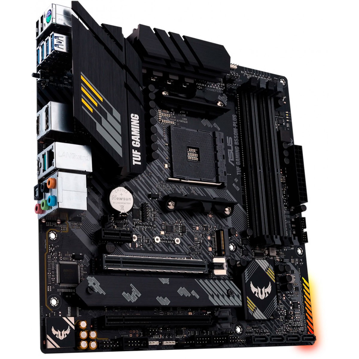 Placa Mãe Asus TUF Gaming B550M-Plus, Chipset B550, AMD AM4, mATX, DDR4, 90MB14A0-C1BAY0
