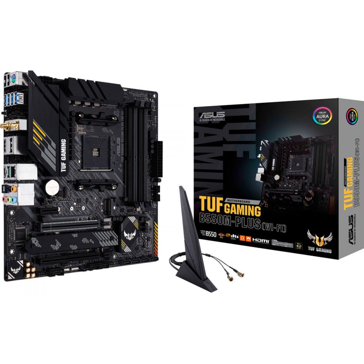 Placa Mãe Asus TUF Gaming B550M-Plus Wi-fi, Chipset B550, AMD AM4, mATX, DDR4, 90MB1490-M0EAY0