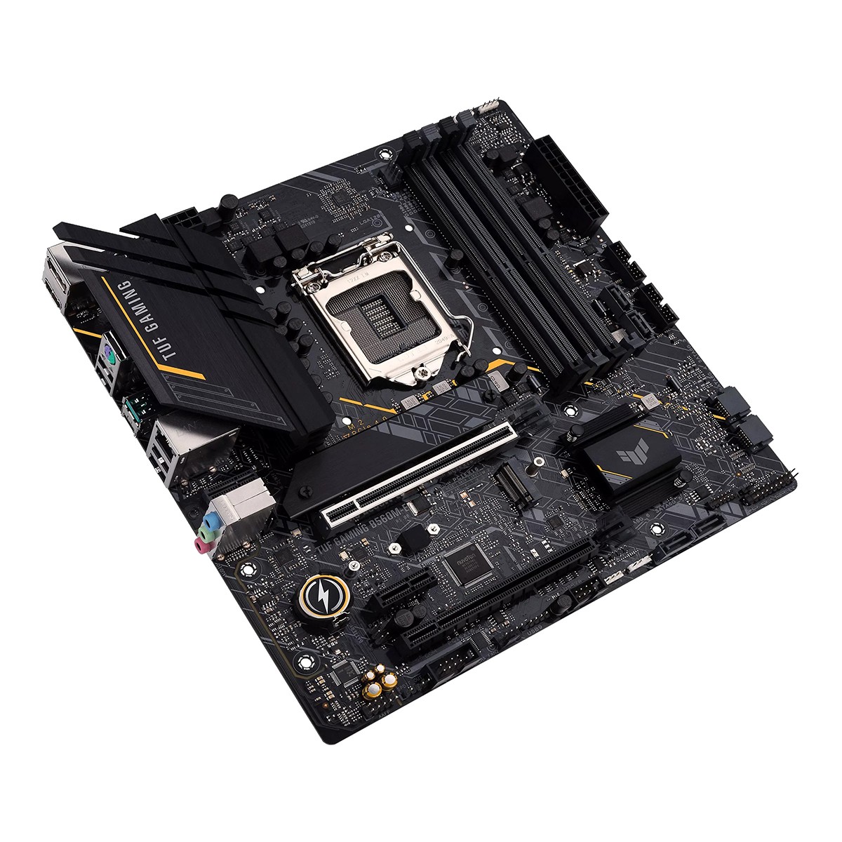 Placa Mãe Asus TUF Gaming B560M-E, Chipset B560, Intel LGA 1200, mATX, DDR4, 90MB1850-M0EAY0
