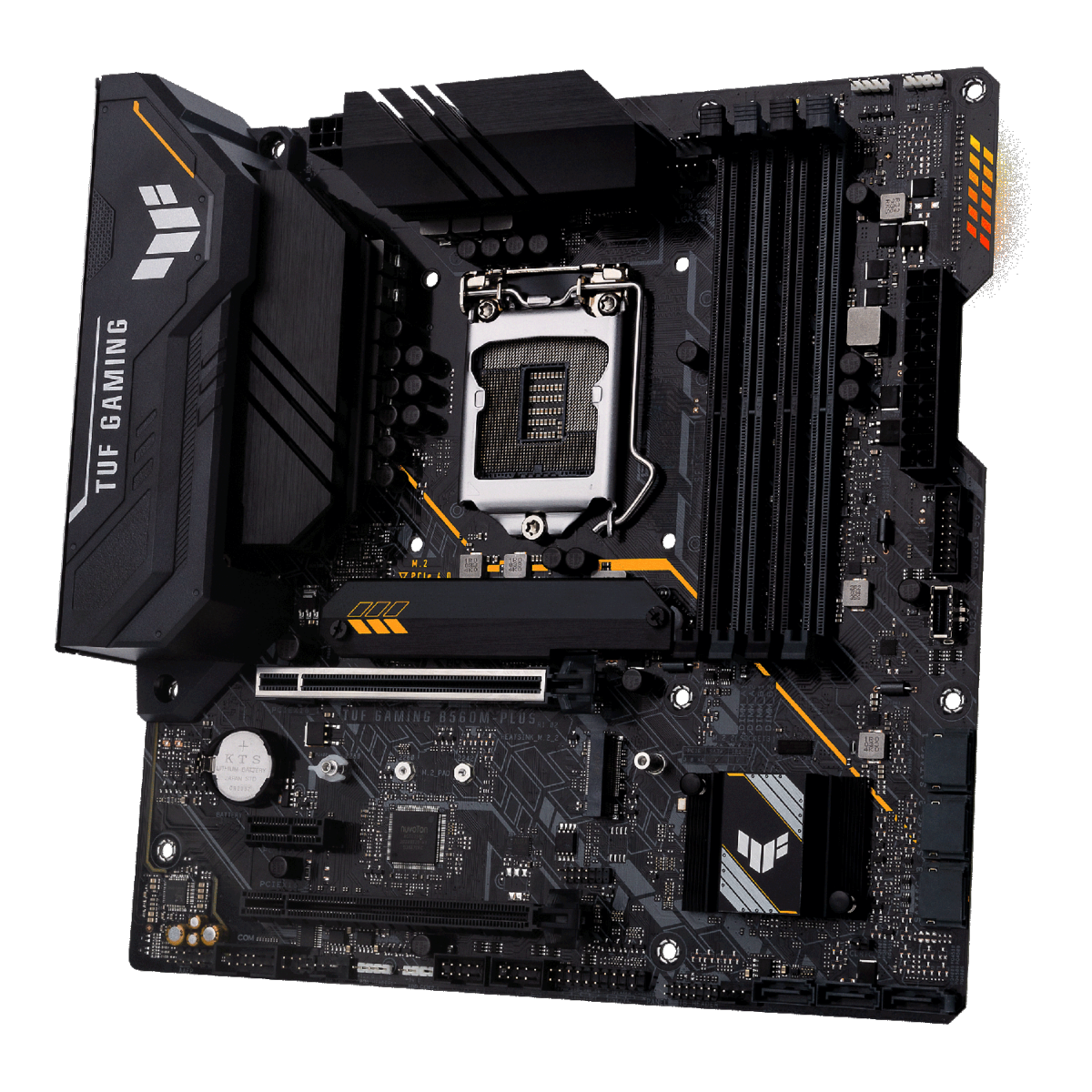 Placa Mãe ASUS TUF GAMING B560M-PLUS, Chipset B560, Intel LGA 1200, mATX, DDR4, 90MB1780-M0EAY0