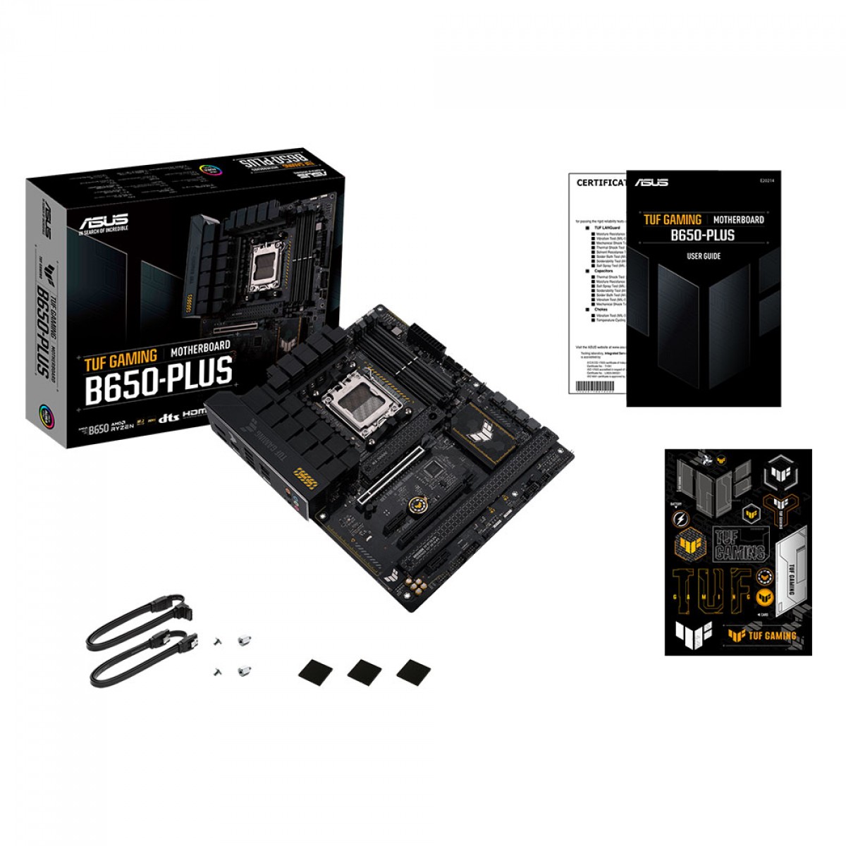 Placa Mãe Asus TUF Gaming B650-PLUS, Chipset B650, AMD AM5, ATX, DDR5, 90MB1BY0-M0EAY0