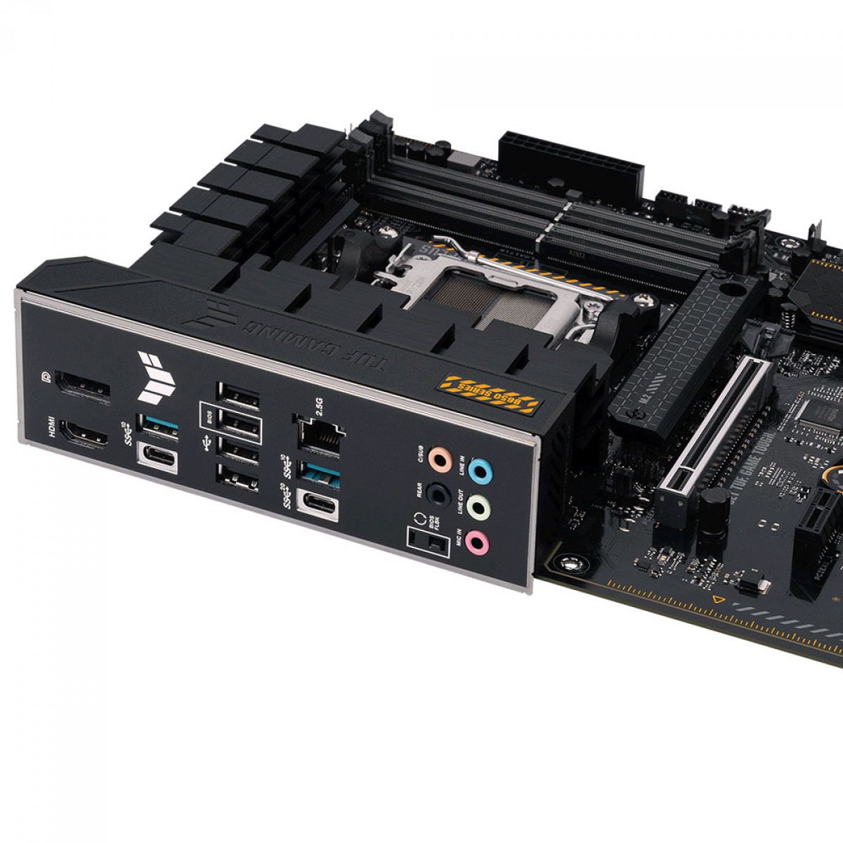 Placa Mãe Asus TUF Gaming B650-PLUS, Chipset B650, AMD AM5, ATX, DDR5, 90MB1BY0-M0EAY0