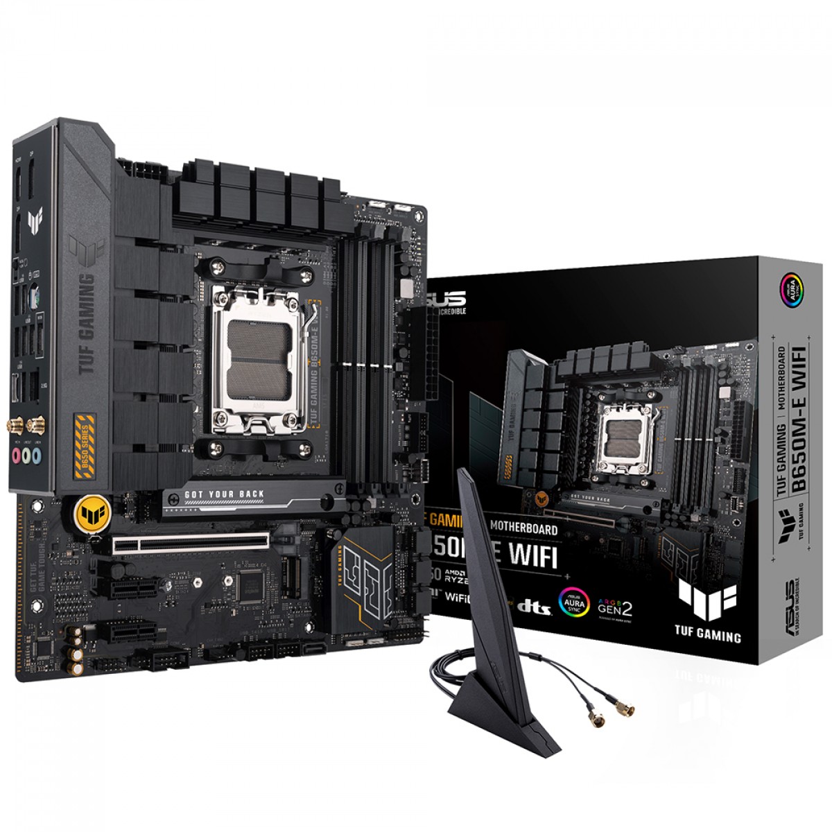 Placa Mãe Asus TUF Gaming B650M-E WIFI, Chipset B650, AMD AM5, mATX, DDR5, 90MB1FV0-M0EAY0