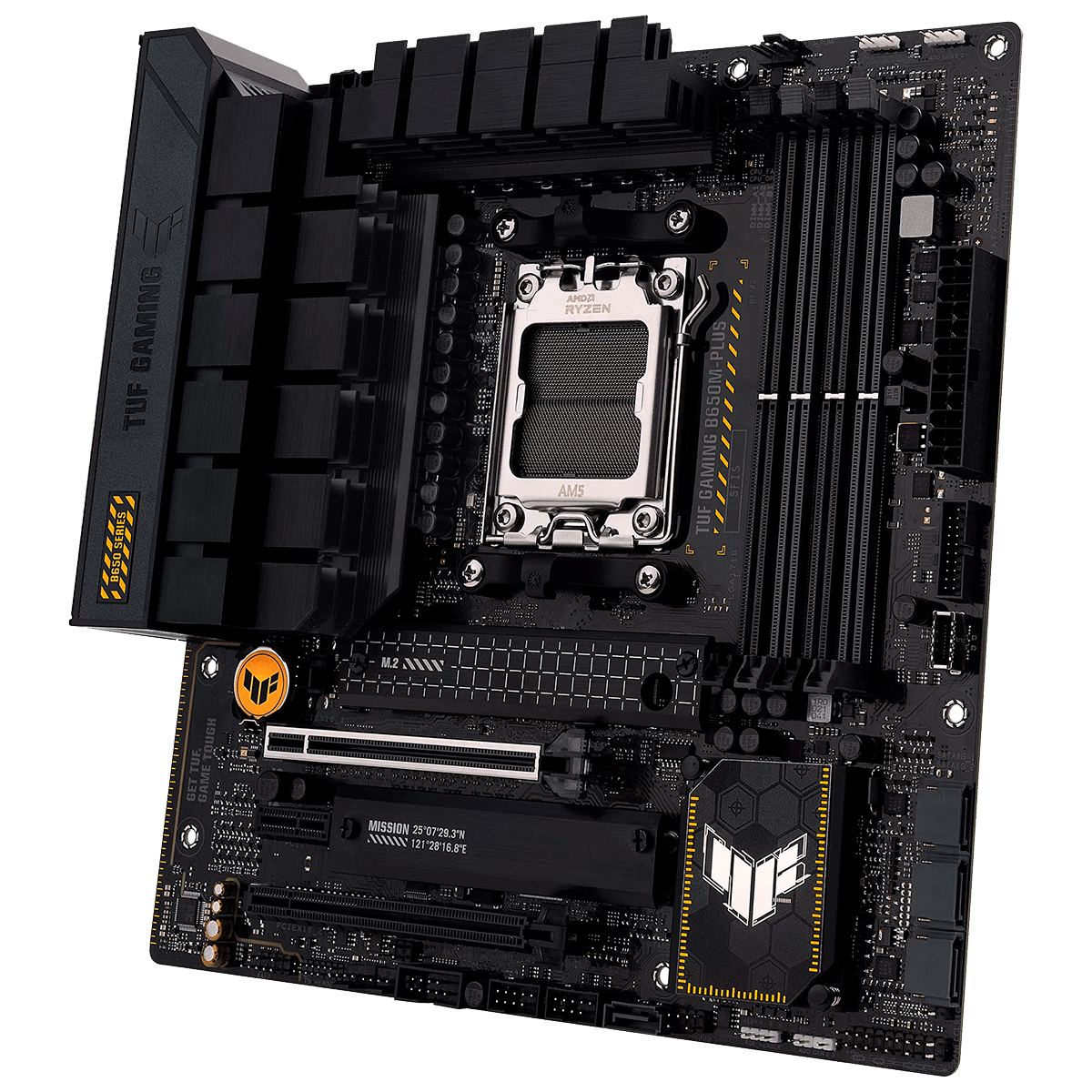 Placa Mãe Asus TUF Gaming B650M-PLUS, Chipset B650, AMD AM5, mATX, DDR5, 90MB1BG0-C1BAY0