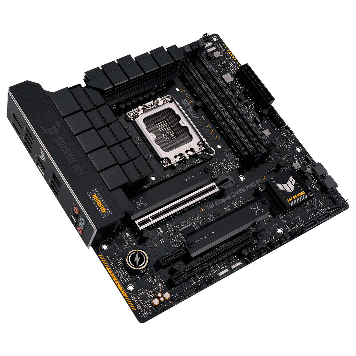 Placa Mãe Asus TUF Gaming B760M-PLUS D4, Chipset B760, Intel LGA 1700, mATX, DDR4, 90MB1DI0-M1EAY0