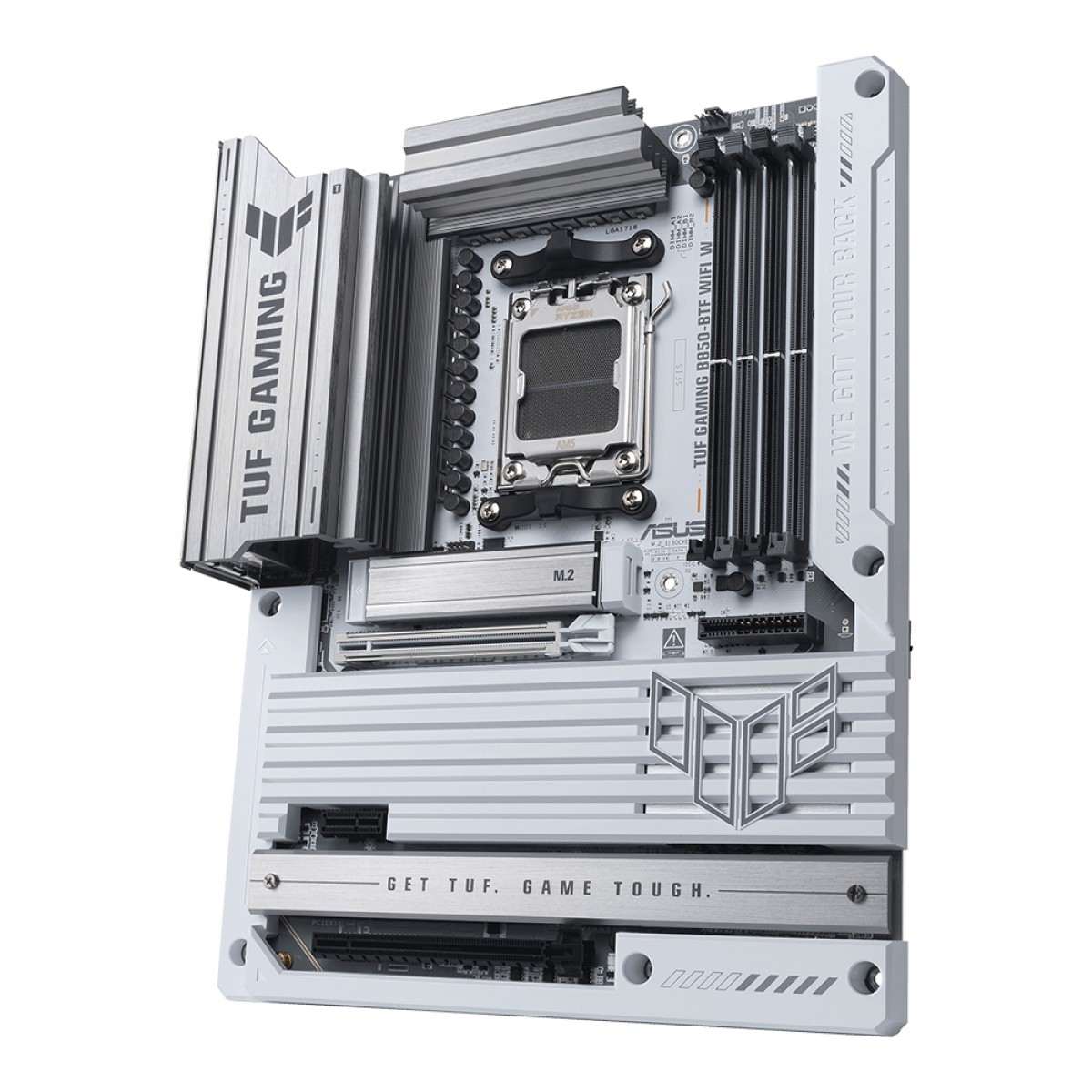Placa Mãe Asus TUF Gaming B850-BTF WIFI W, Chipset B850, AMD AM5, ATX, DDR5, Branco, 90MB1KW0-M0EAY0