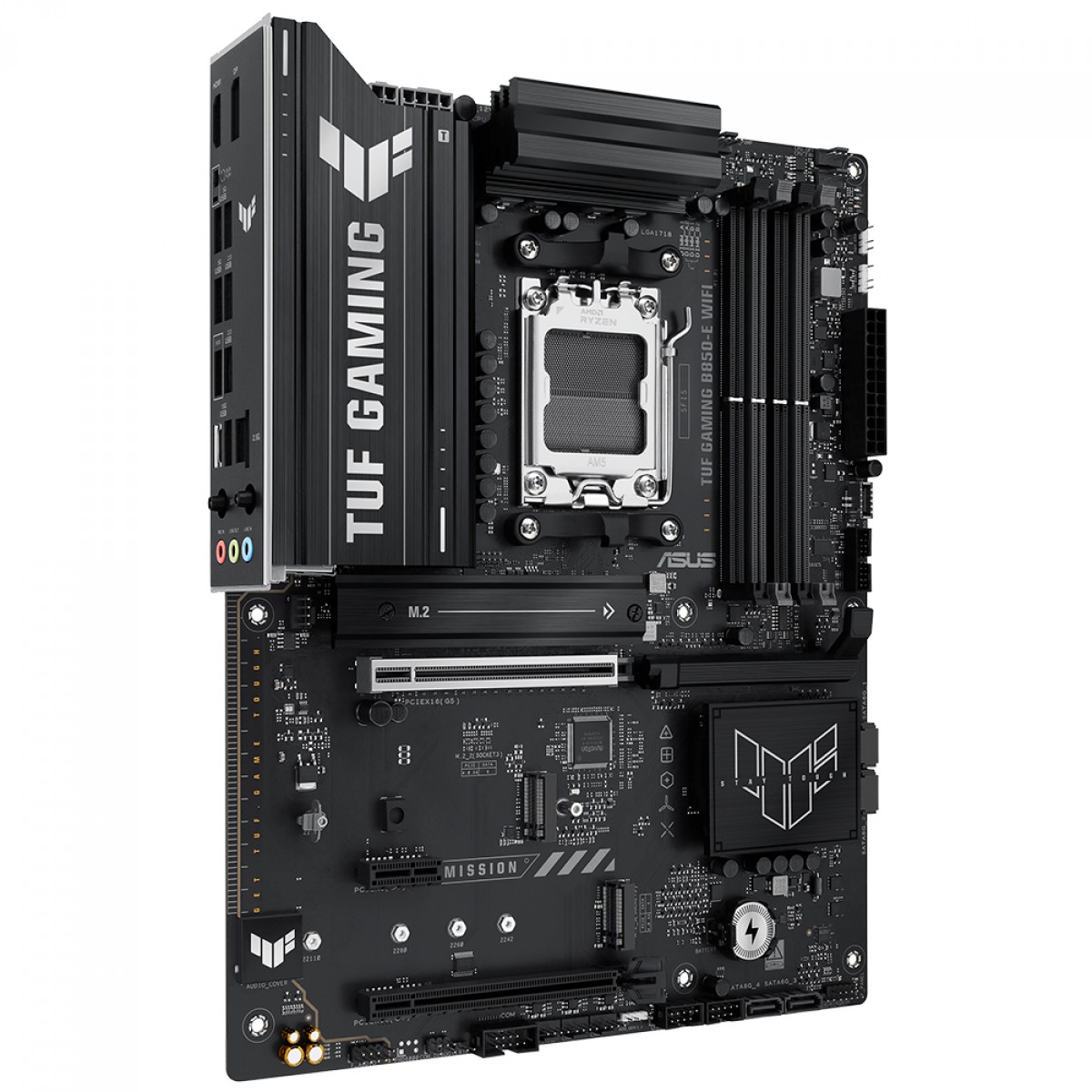 Placa Mãe Asus TUF Gaming B850-E WiFi, Chipset B850, AMD AM5, ATX, DDR5, 90MB1L20-M0EAY0