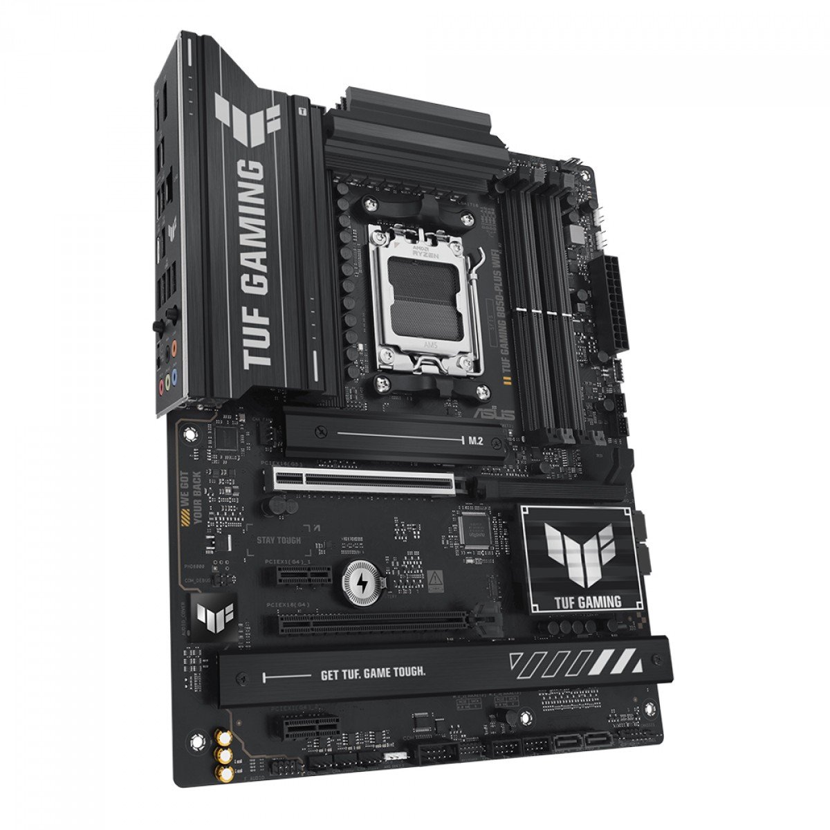 Placa Mãe Asus TUF Gaming B850-PLUS WIFI, Chipset B850, AMD AM5, ATX, DDR5, 90MB1J30-M0EAY0