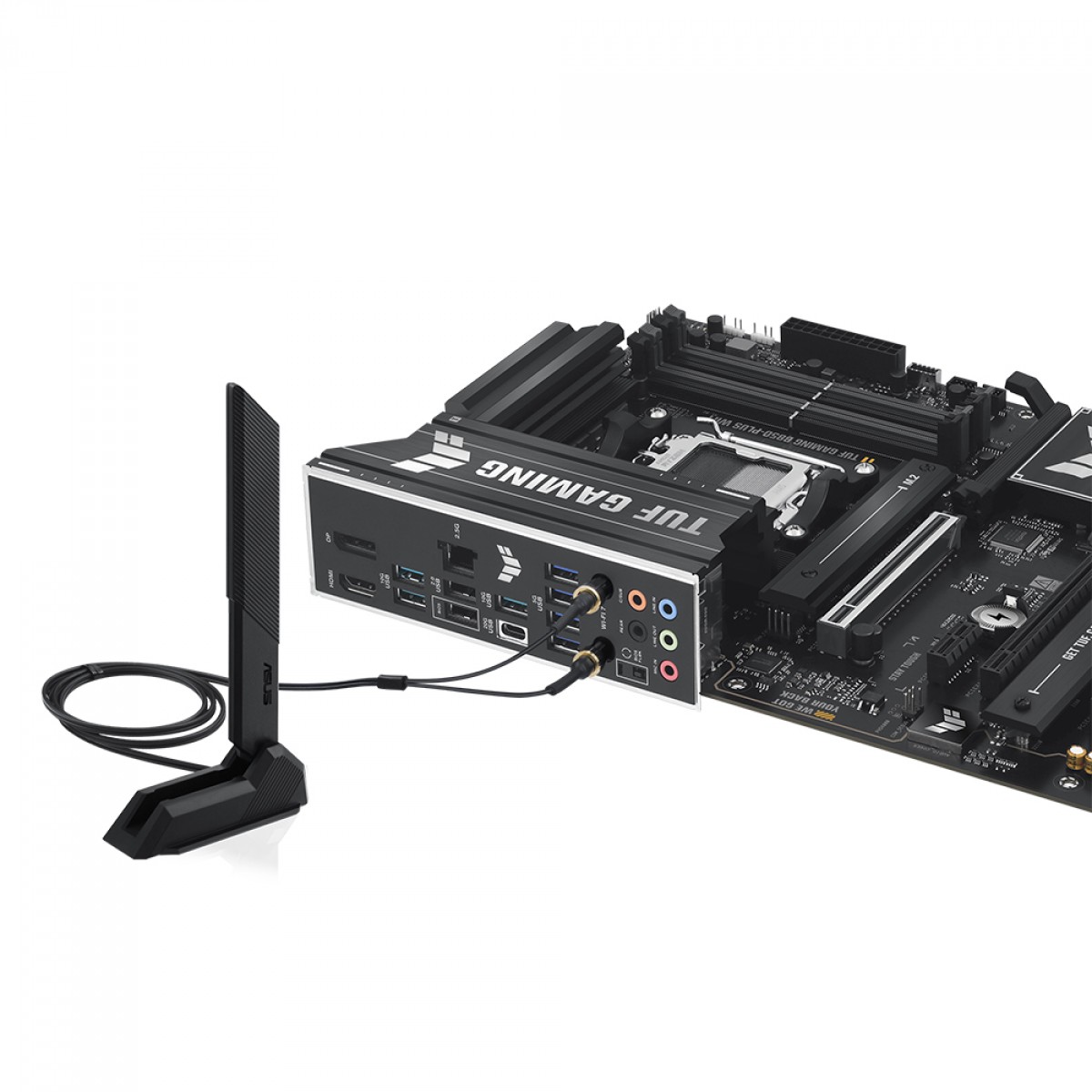 Placa Mãe Asus TUF Gaming B850-PLUS WIFI, Chipset B850, AMD AM5, ATX, DDR5, 90MB1J30-M0EAY0