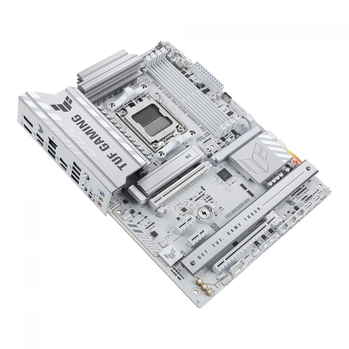 Placa Mãe Asus TUF Gaming B850-PRO WIFI7 NEO, Chipset B850, AMD AM5, ATX, DDR5, Branca