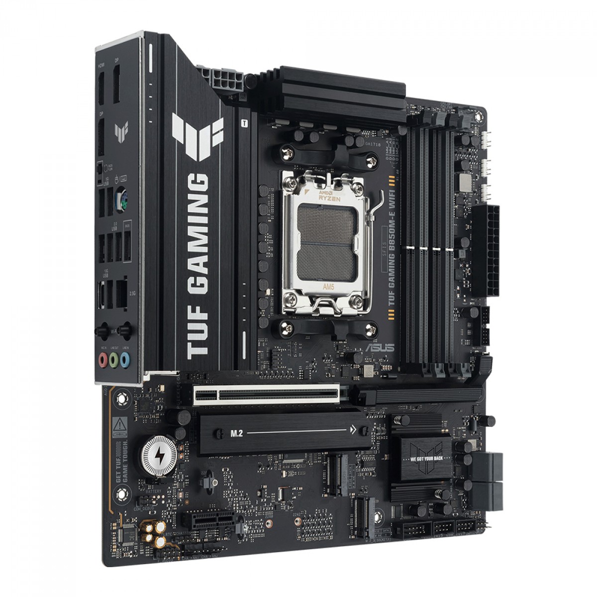 Placa Mãe Asus TUF-Gaming B850M-E WIFI, Chipset B850, AMD AM5, MATX, DDR5, 90MB1LS0-M0EAY0