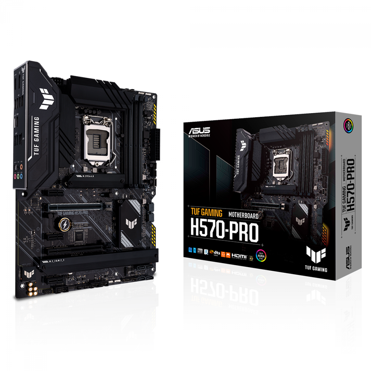 Placa Mãe Asus TUF Gaming H570-PRO, Chipset H570, LGA 1200, ATX, DDR4, 90MB16K0-M0EAY0