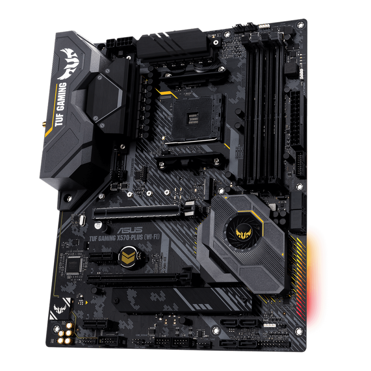 Placa Mãe Asus TUF Gaming X570-Plus Wi-Fi, Chipset X570, AMD AM4, ATX, DDR4, 90MB1170-M0EAY0
