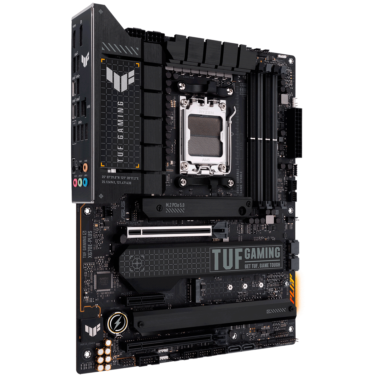 Placa Mãe Asus TUF Gaming X670E-PLUS, Chipset X670, AMD AM5, ATX, DDR5, 90MB1BJ0-C1BAY0