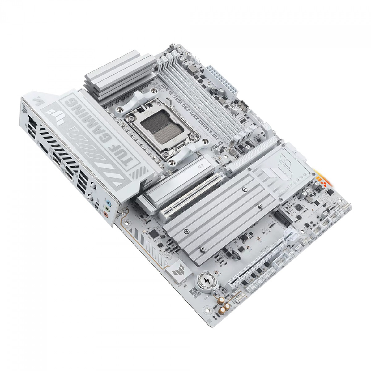Placa Mãe Asus TUF Gaming X870-PRO WIFI7 W NEO, Chipset X870, AMD AM5, ATX, DDR5, Branca