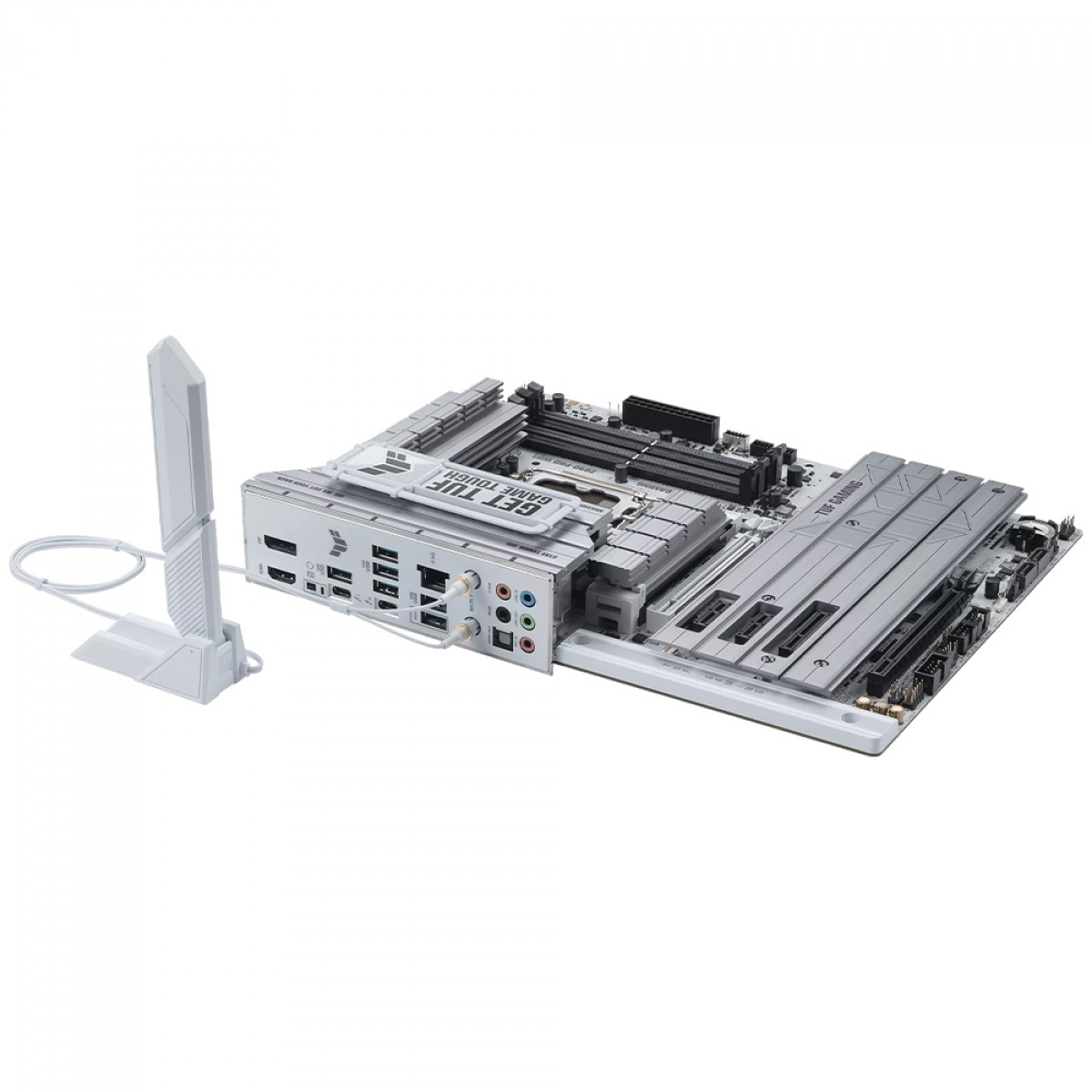 Placa Mãe Asus TUF Gaming Z890-Pro WiFi, Chipset Z890, Intel LGA 1851, ATX, DDR5, White