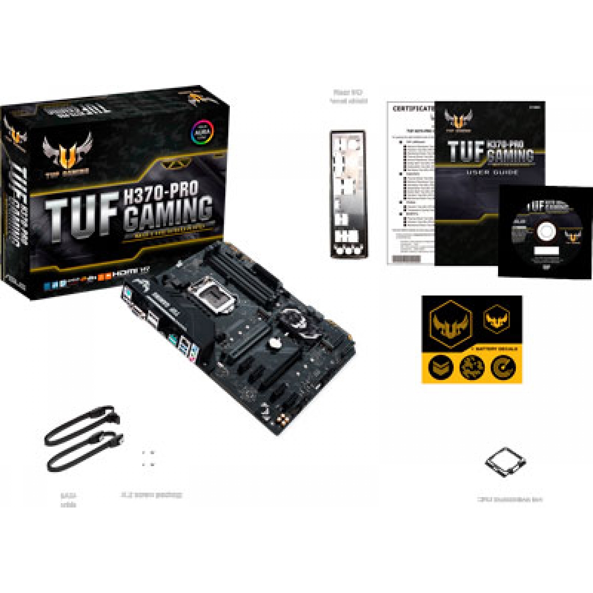 Placa Mãe Asus TUF H370-PRO Gaming, Chipset H370, Intel LGA 1151, ATX, DDR4