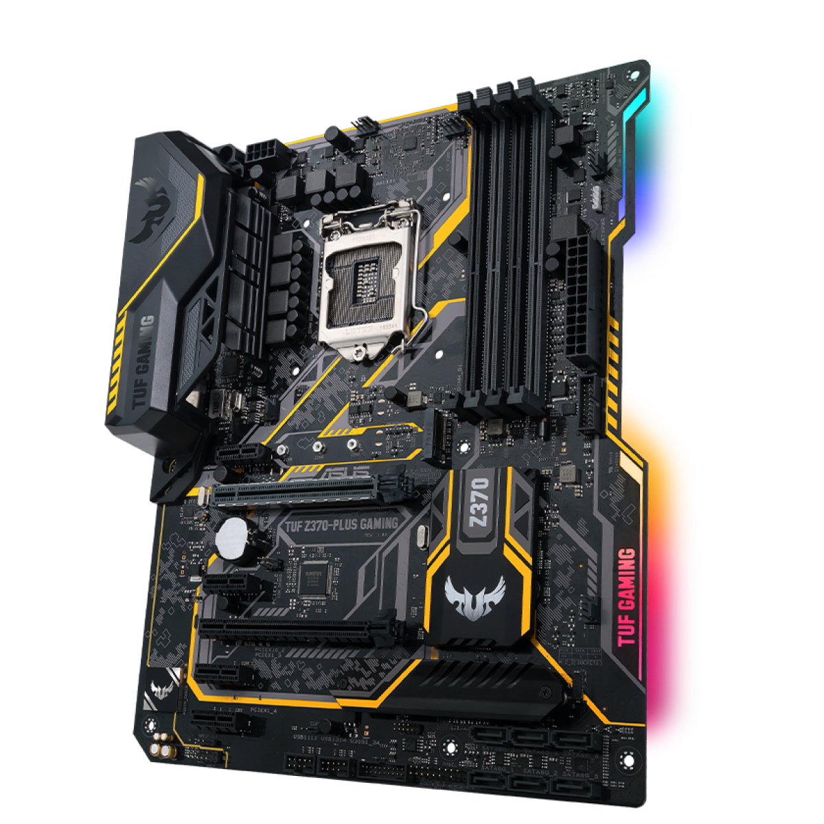 Placa Mãe Asus TUF Z370-PLUS GAMING, Chipset Z370, Intel LGA 1151, ATX, DDR4
