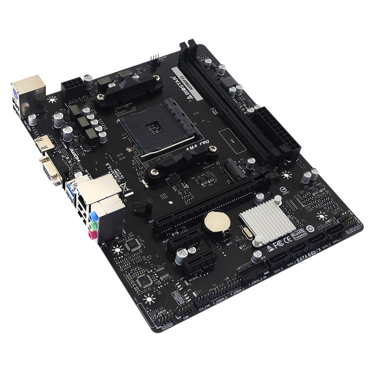 Placa Mãe Biostar A520MHP 2.0, Chipset A520, AMD AM4, MATX, DDR4
