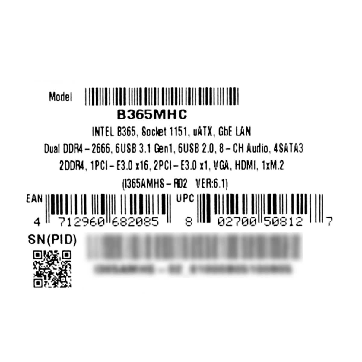 Placa Mãe Biostar B365MHC, Chipset B360, LGA 1151, DDR4