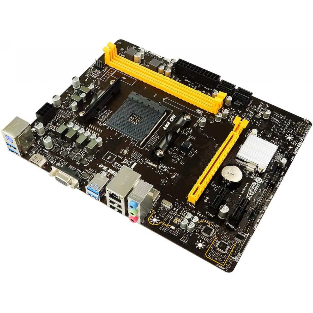 Placa Mãe Biostar B450MHC, Chipset B450, AMD AM4, mATX, DDR4