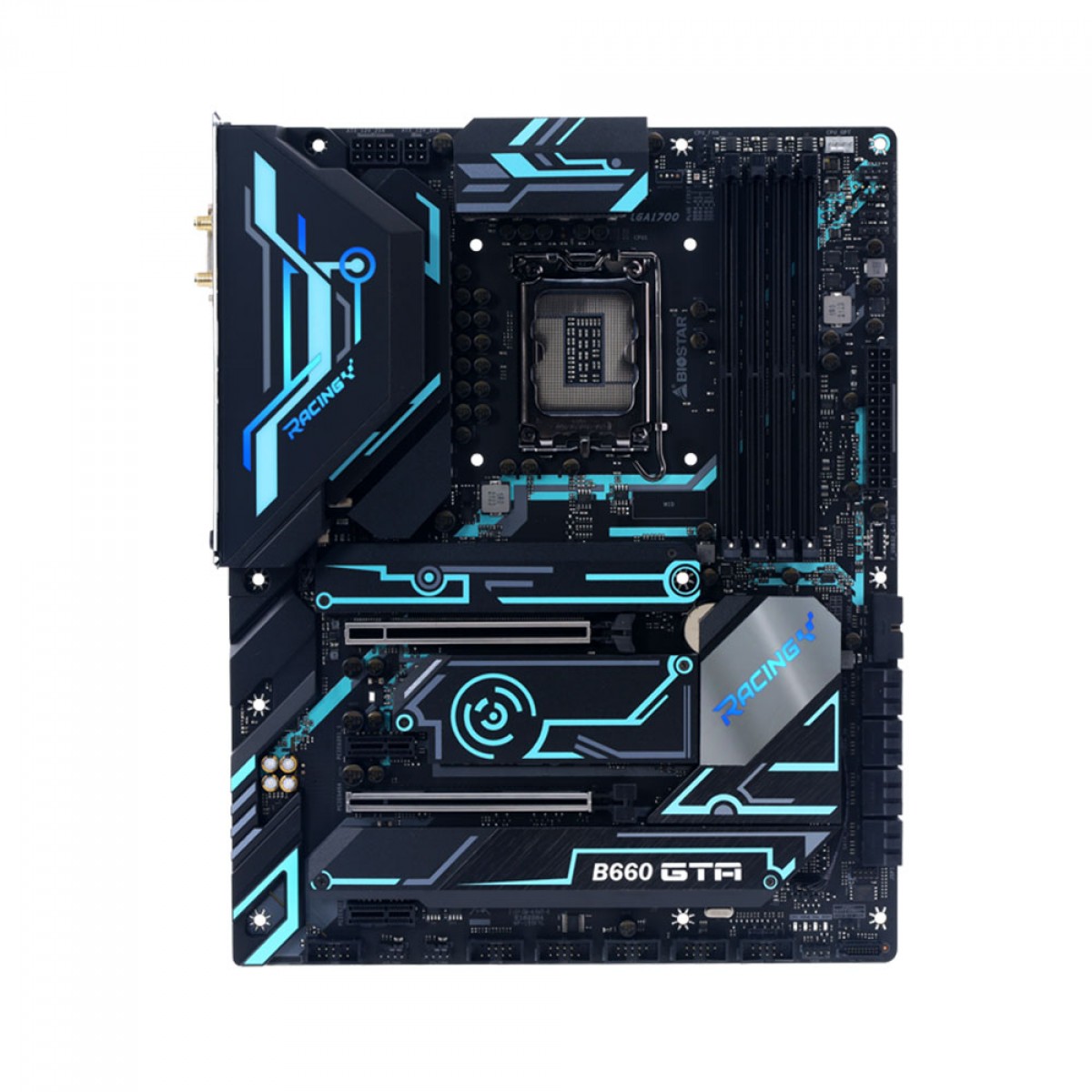Placa Mãe Biostar B660GTA, Chipset B660, Intel LGA 1700, ATX, DDR4