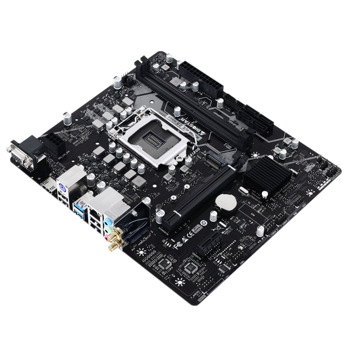 Placa Mae Micro ATX Intel 11/10G H510 LGA 1200 - Biostar - Info Store - Prod