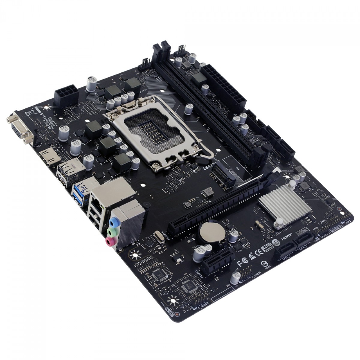 Placa Mãe Biostar H610MHC 2.0, Chipset H610, Intel LGA 1700, MATX, DDR4